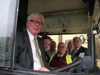 Paul Rowen MP and Councillor Dale Mulgrew - Campaigning Against the Privatisation of Rossendale Transport