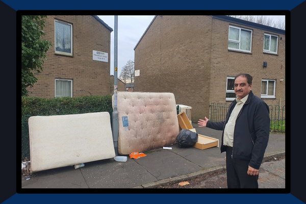 Zulfiqar with fly tipping