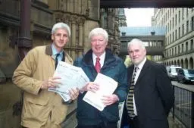 Cllr. William Hobhouse, Paul Rowen MP and Manchester Councillor - John Commons lead the Lib Dem Delegation to the Boundary Commission.