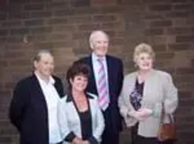 Councillor Brenda Kerslake with her fellow Councillors and Lib Dem Leader Sir Menzies Campbell.