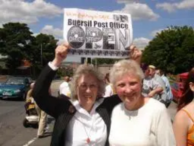 Councillor Pat Colclough Fighting to Save Buersil Post Office