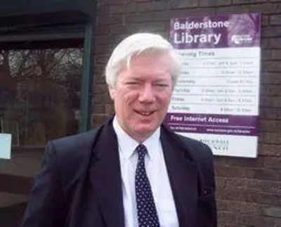 Paul outside Balderstone Library.