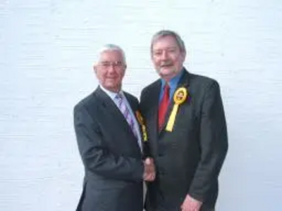 Councillor Alan Taylor with his Colleague - Brian Ashworth