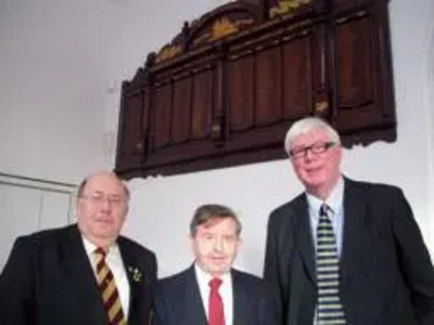 Paul Rowen MP, Councillor Peter Clegg and Spotland resident Peter Conroy