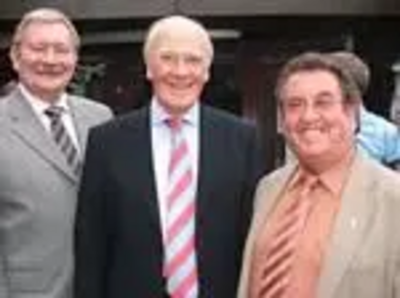 Councillor Taylor with Peter Rush and Sir Menzies Campbell