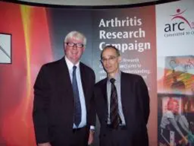 Rochdale MP Paul Rowen suporting the Arthritis Campaign